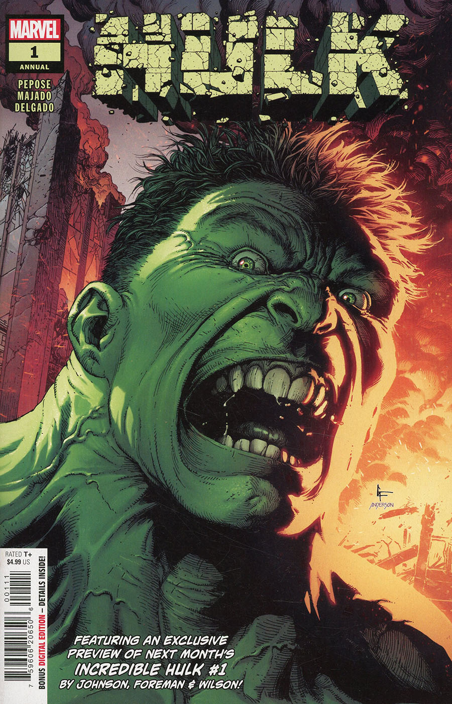 Hulk Vol 5 Annual #1 Cover A Regular Gary Frank Cover
