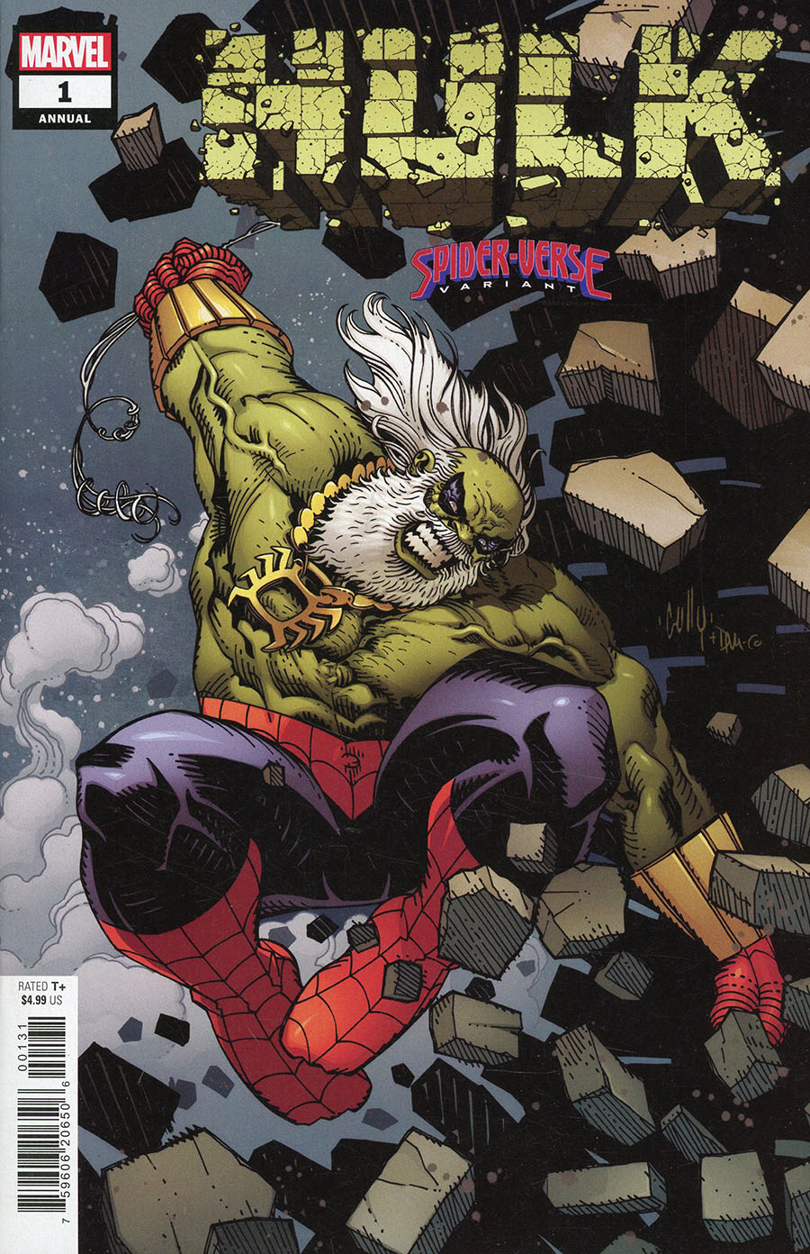 Hulk Vol 5 Annual #1 Cover B Variant Cully Hamner Spider-Verse Cover