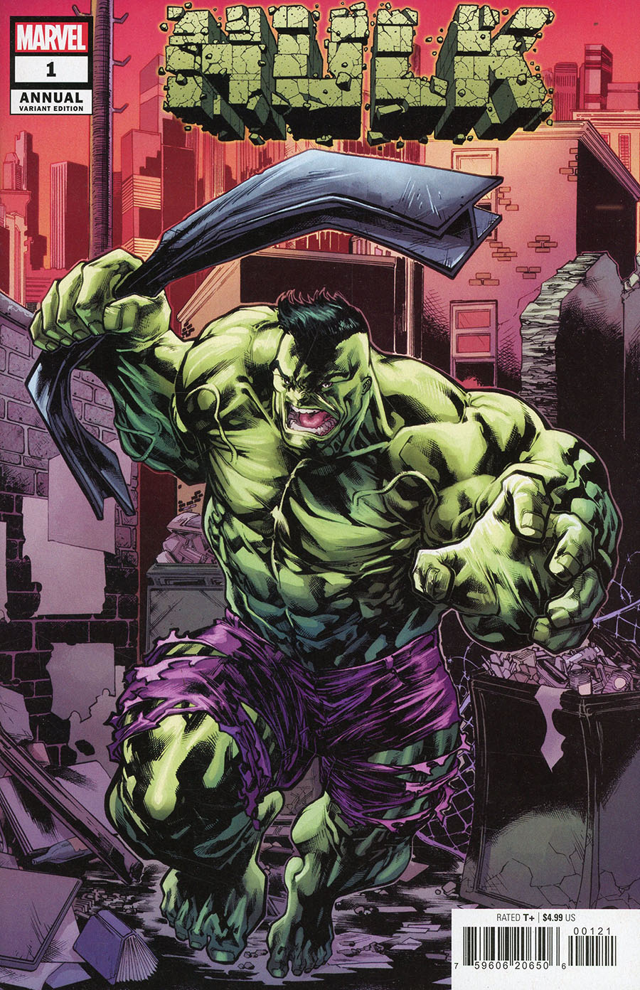 Hulk Vol 5 Annual #1 Cover C Variant Guile Sharpe Cover
