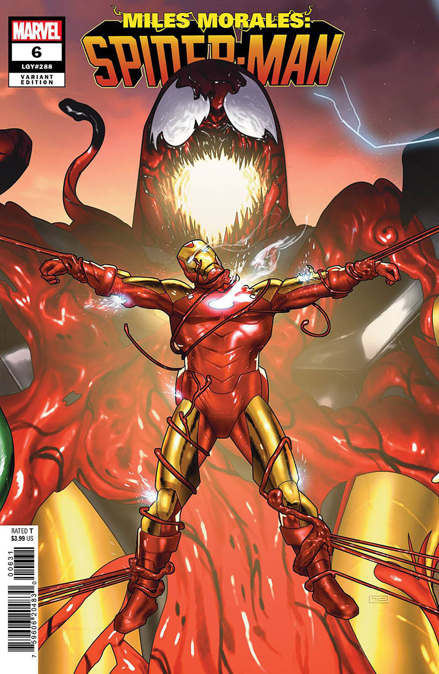 Miles Morales Spider-Man Vol 2 #6 Cover B Variant Taurin Clarke Connecting Cover (Carnage Reigns Part 2)