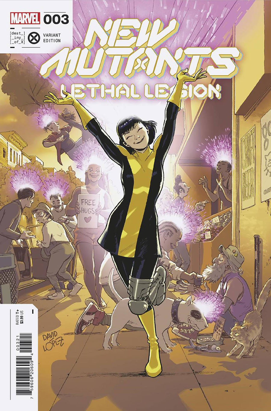 New Mutants Lethal Legion #3 Cover B Variant David Lopez Cover