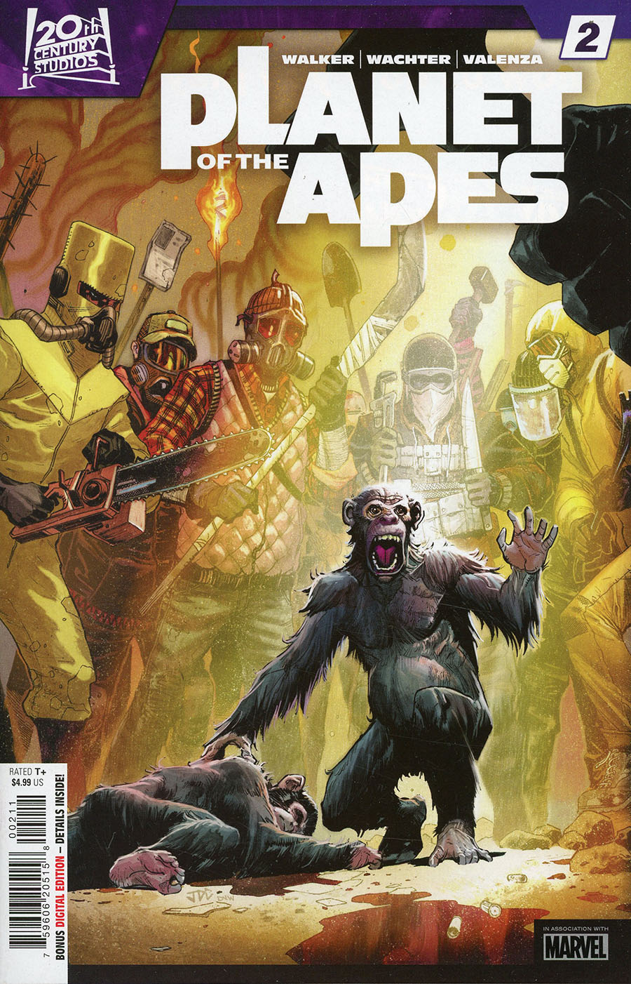 Planet Of The Apes Vol 4 #2 Cover A Regular Joshua Cassara Cover