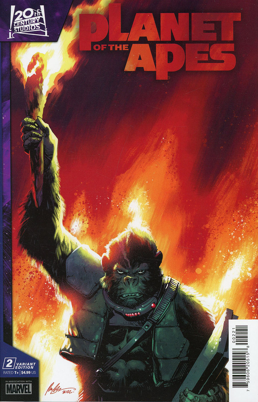 Planet Of The Apes Vol 4 #2 Cover B Variant Rafael Albuquerque Cover