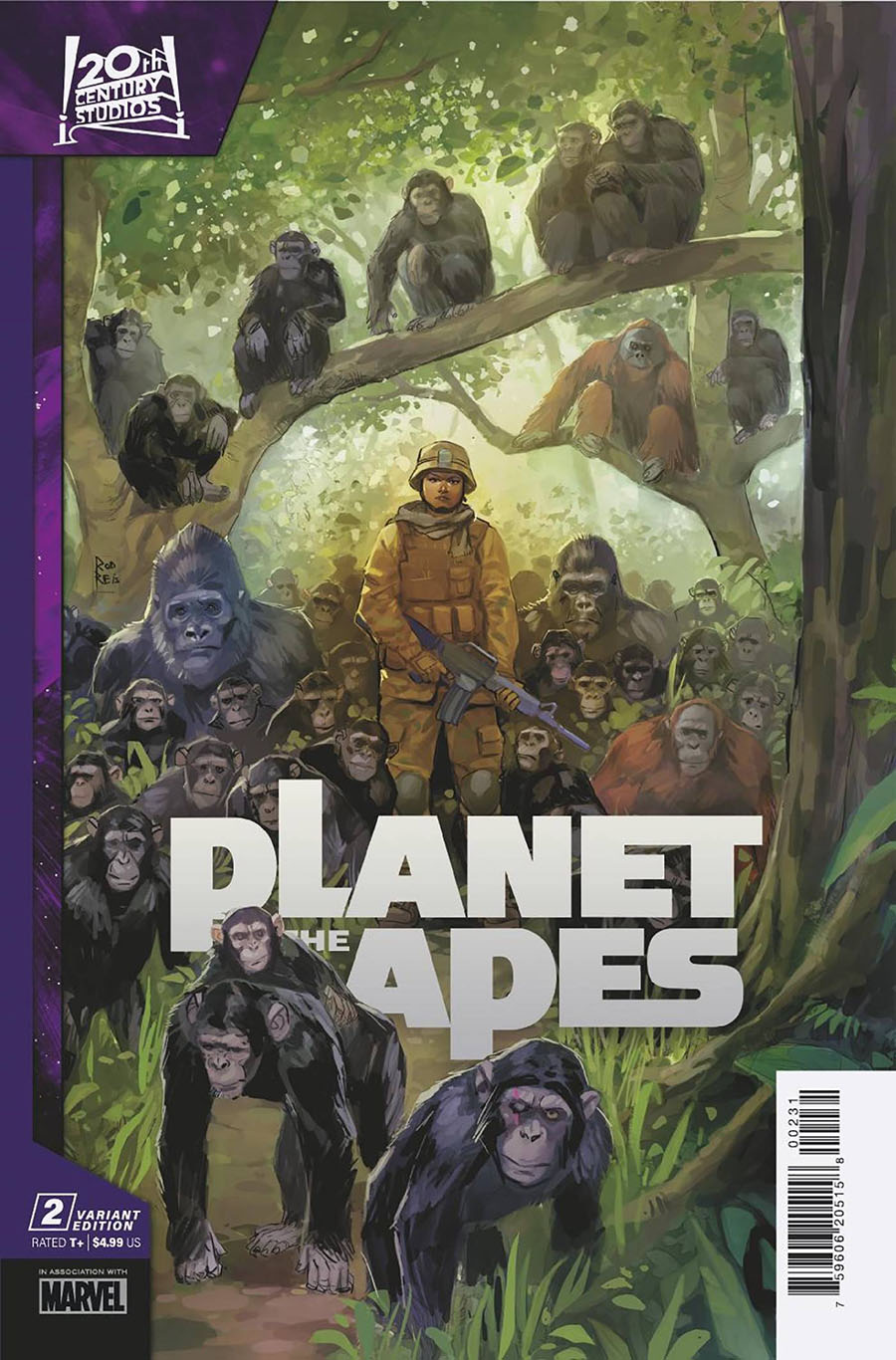 Planet Of The Apes Vol 4 #2 Cover C Variant Rod Reis Cover