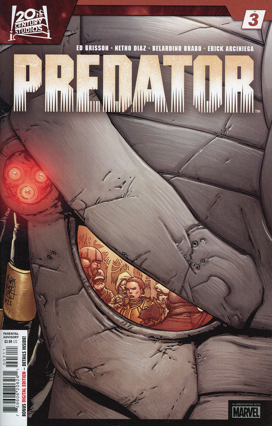 Predator Vol 4 #3 Cover A Regular Giuseppe Camuncoli Cover