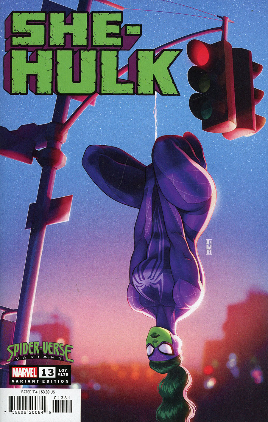 She-Hulk Vol 4 #13 Cover B Variant Jen Bartel Spider-Verse Cover