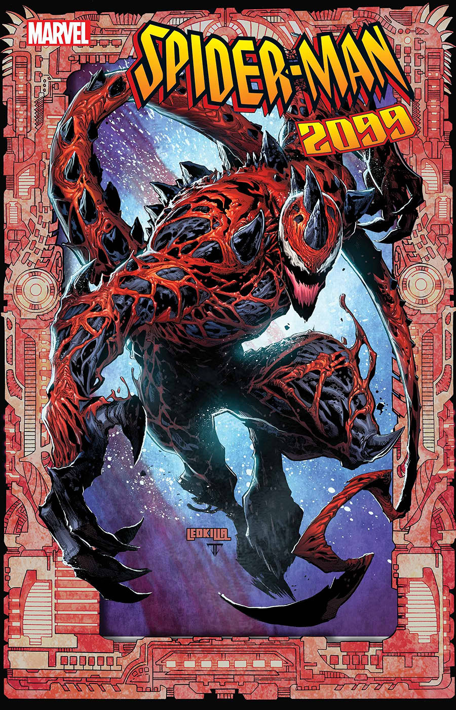 Spider-Man 2099 Dark Genesis #1 Cover C Variant Ken Lashley Frame Cover (Limit 1 Per Customer)