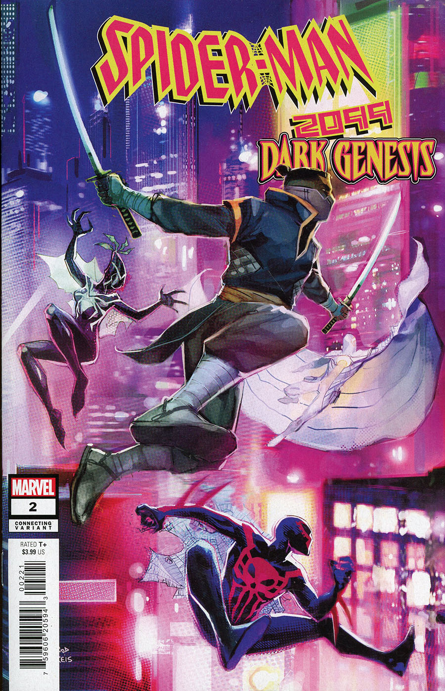Spider-Man 2099 Dark Genesis #2 Cover B Variant Rod Reis Connecting Cover