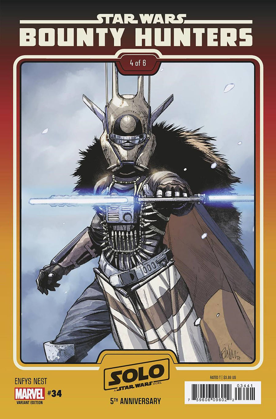 Star Wars Bounty Hunters #34 Cover C Variant Leinil Francis Yu Solo Movie 5th Anniversary Enfys Nest Cover