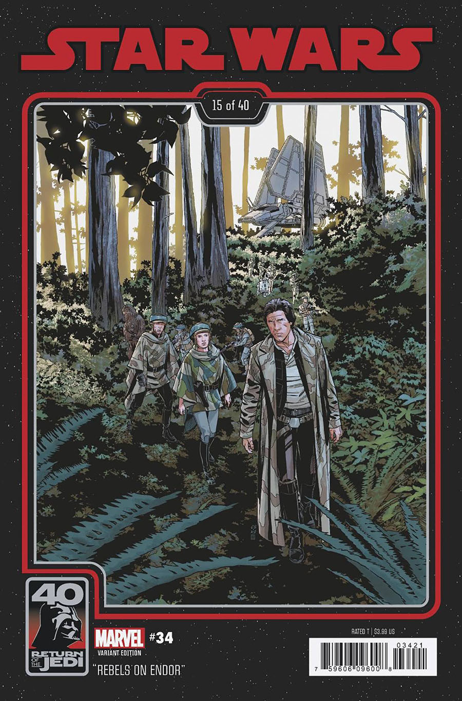 Star Wars Vol 5 #34 Cover B Variant Chris Sprouse Return Of The Jedi 40th Anniversary Cover