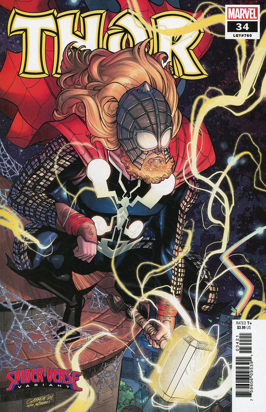 Thor Vol 6 #34 Cover B Variant Javier Garron Spider-Verse Cover
