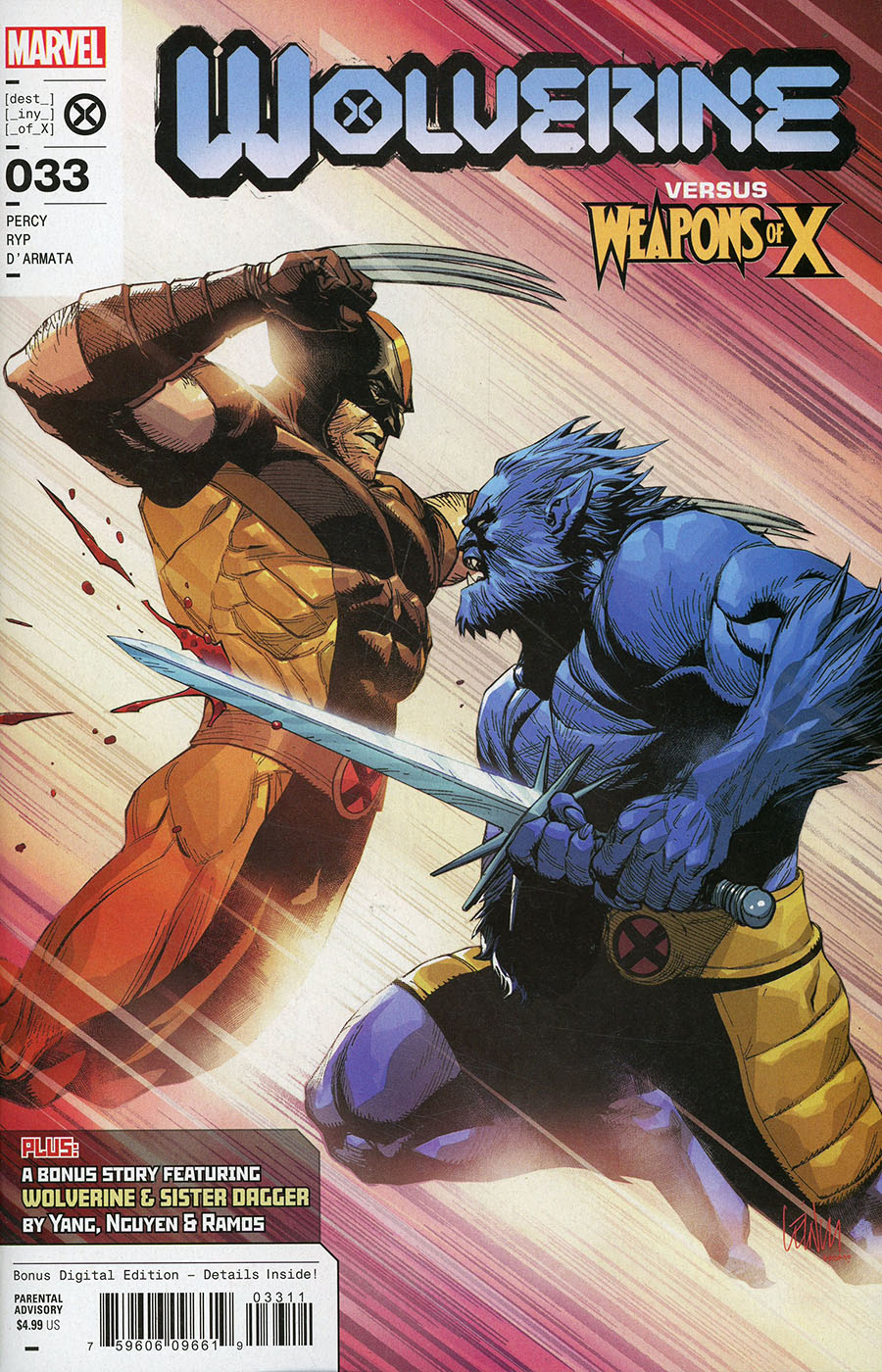 Wolverine Vol 7 #33 Cover A Regular Leinil Francis Yu Cover