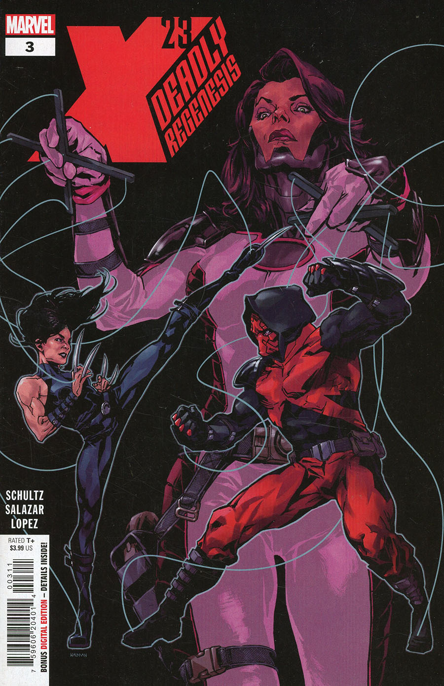 X-23 Deadly Regenesis #3 Cover A Regular Kalman Andrasofszky Cover