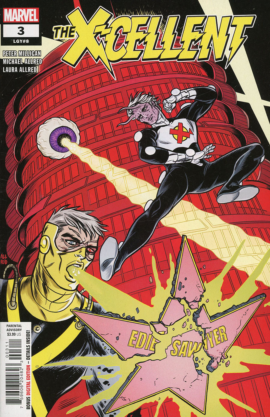 X-Cellent Vol 2 #3 Cover A Regular Michael Allred Cover