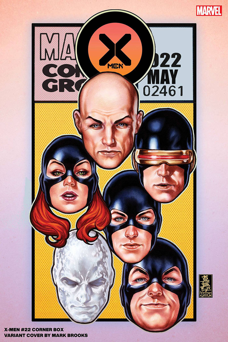 X-Men Vol 6 #22 Cover F Variant Mark Brooks Corner Box Cover