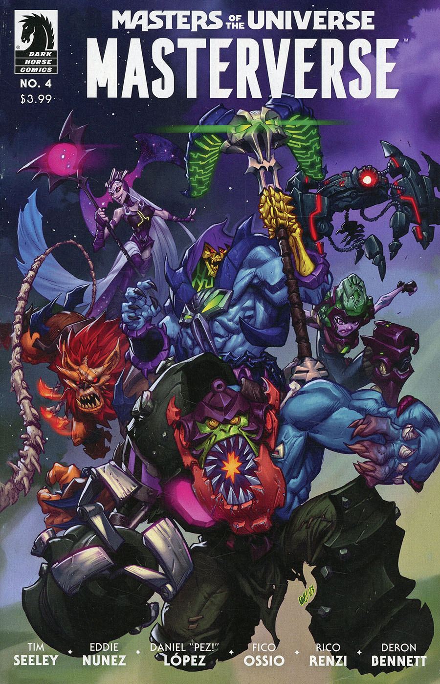 Masters Of The Universe Masterverse #4 Cover B Variant Daniel Lopez Cover