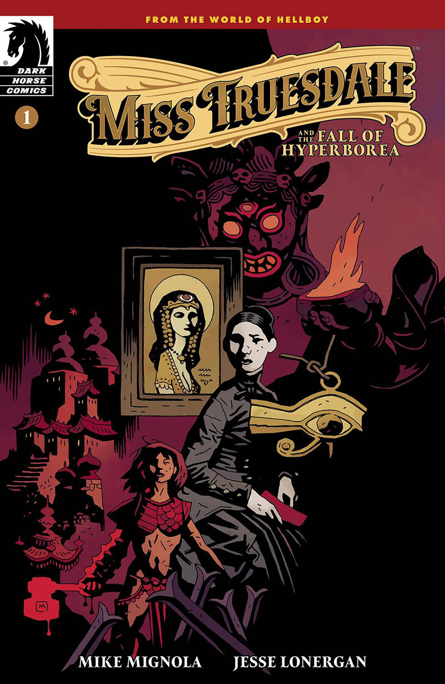 Miss Truesdale And The Fall Of Hyperborea #1 Cover B Variant Mike Mignola Cover