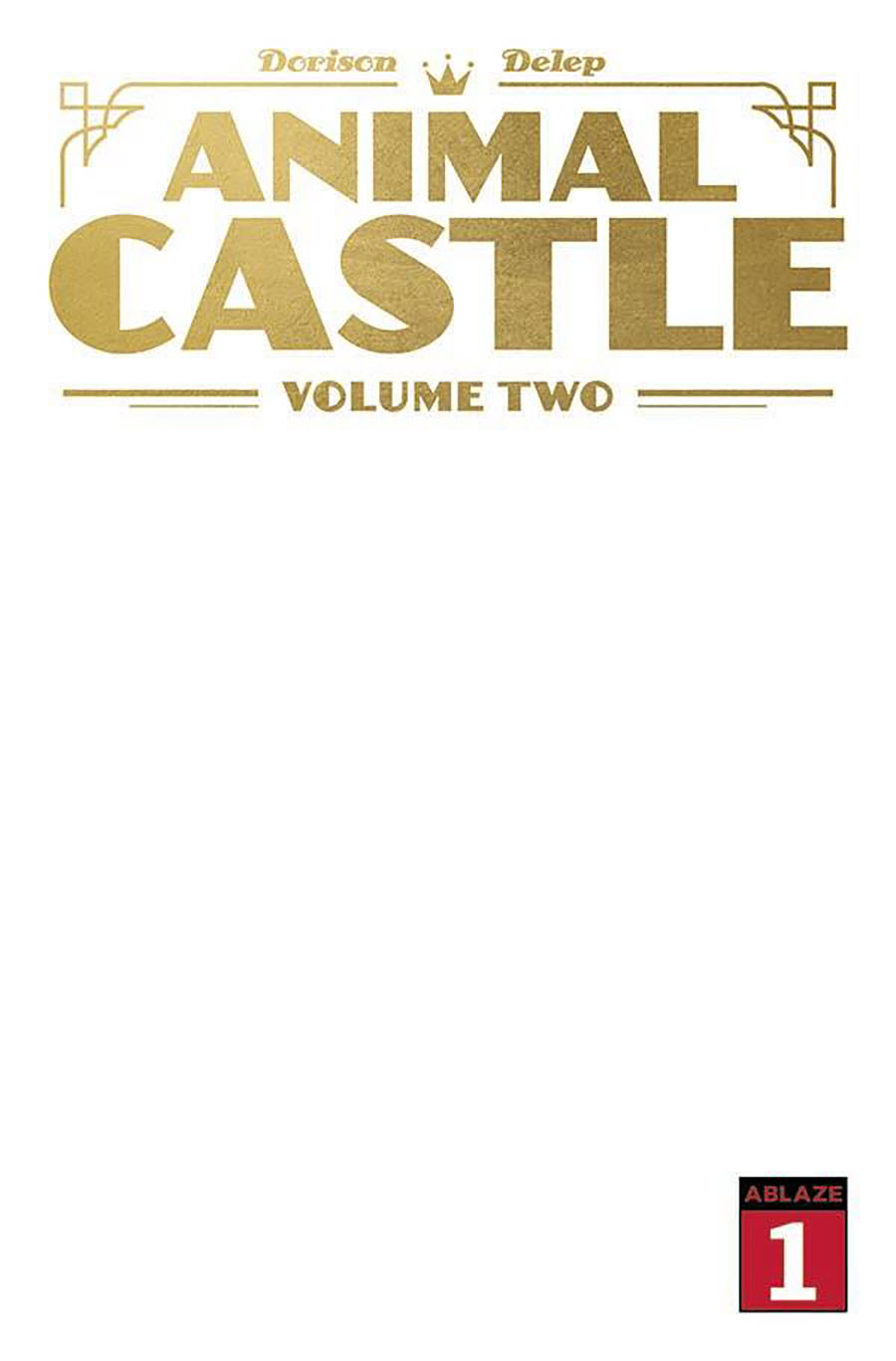 Animal Castle Vol 2 #1 Cover C Variant Blank Cover