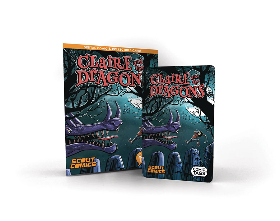 Claire And The Dragons TP Comic Tag Collectible Card & Digital Comic
