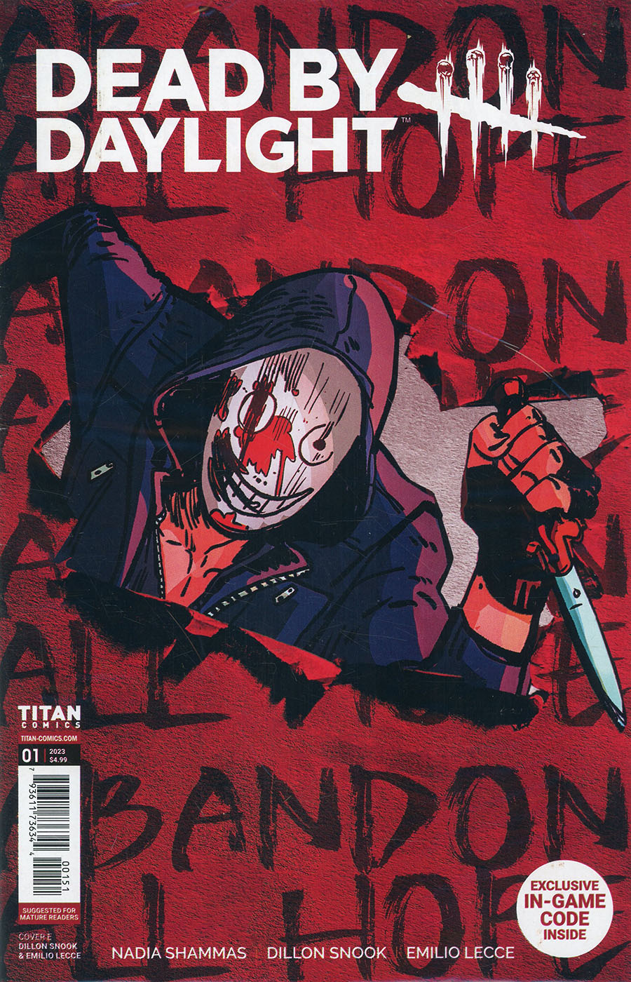 Dead By Daylight #1 Cover E Variant Dillon Snook Cover
