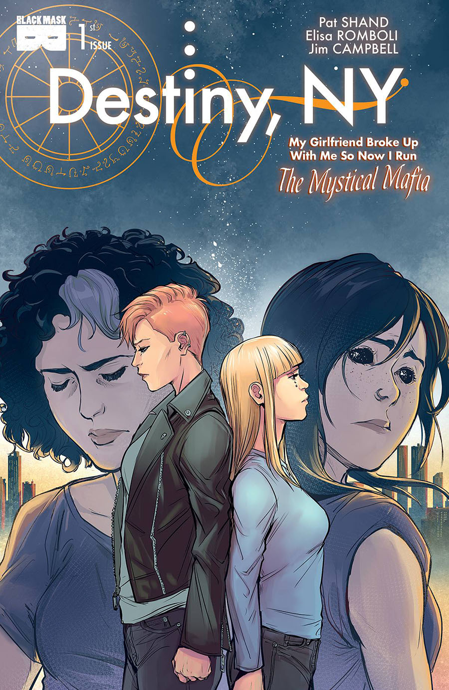 Destiny NY My Girlfriend Broke Up With Me So Now I Run The Mystical Mafia #1 Cover B Variant Elisa Romboli Cover