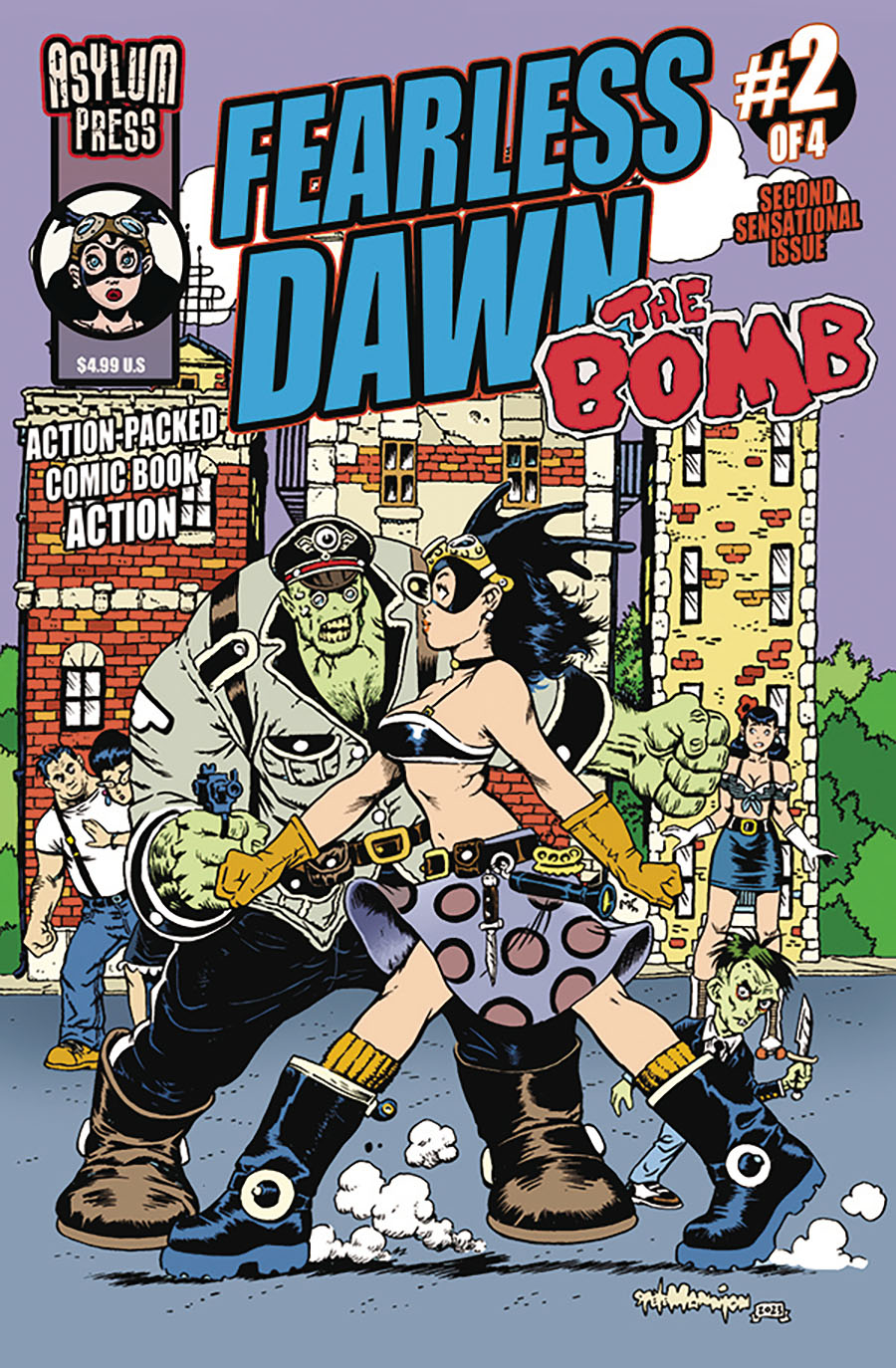 Fearless Dawn The Bomb #2 Cover A Regular Steve Mannion Cover