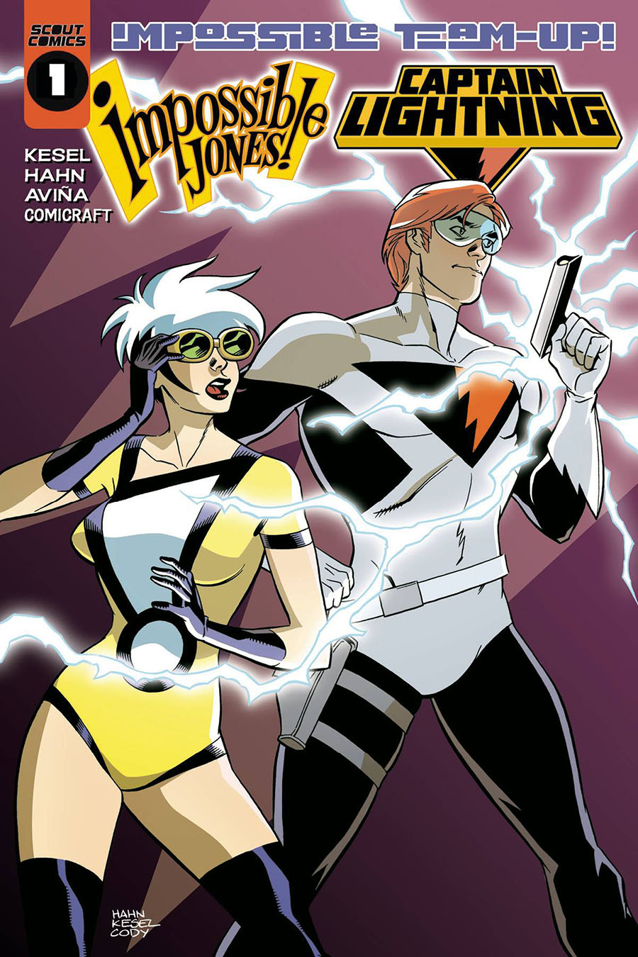 Impossible Jones And Captain Lightning #1 Cover A Regular David Hahn Cover