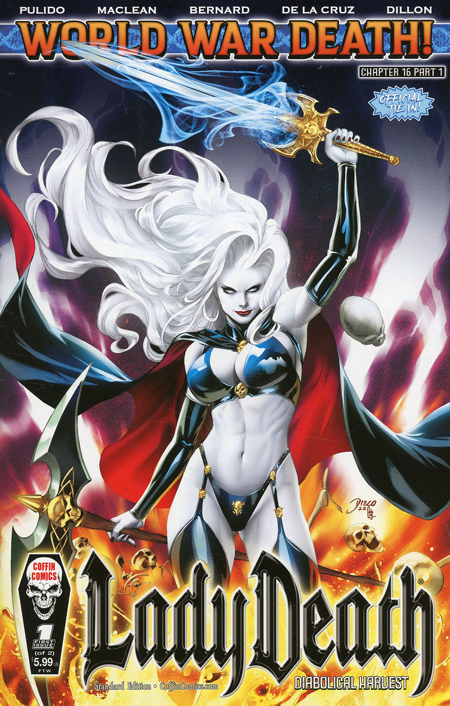 Lady Death Diabolical Harvest #1 Cover A Regular Diego Bernard Cover