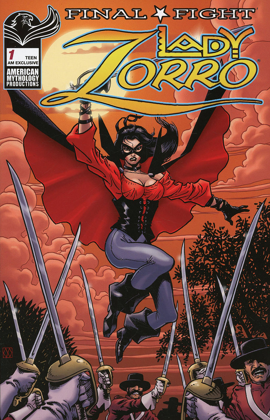 Lady Zorro Final Fight #1 Cover D American Mythology Exclusive Matt Wagner Variant Cover