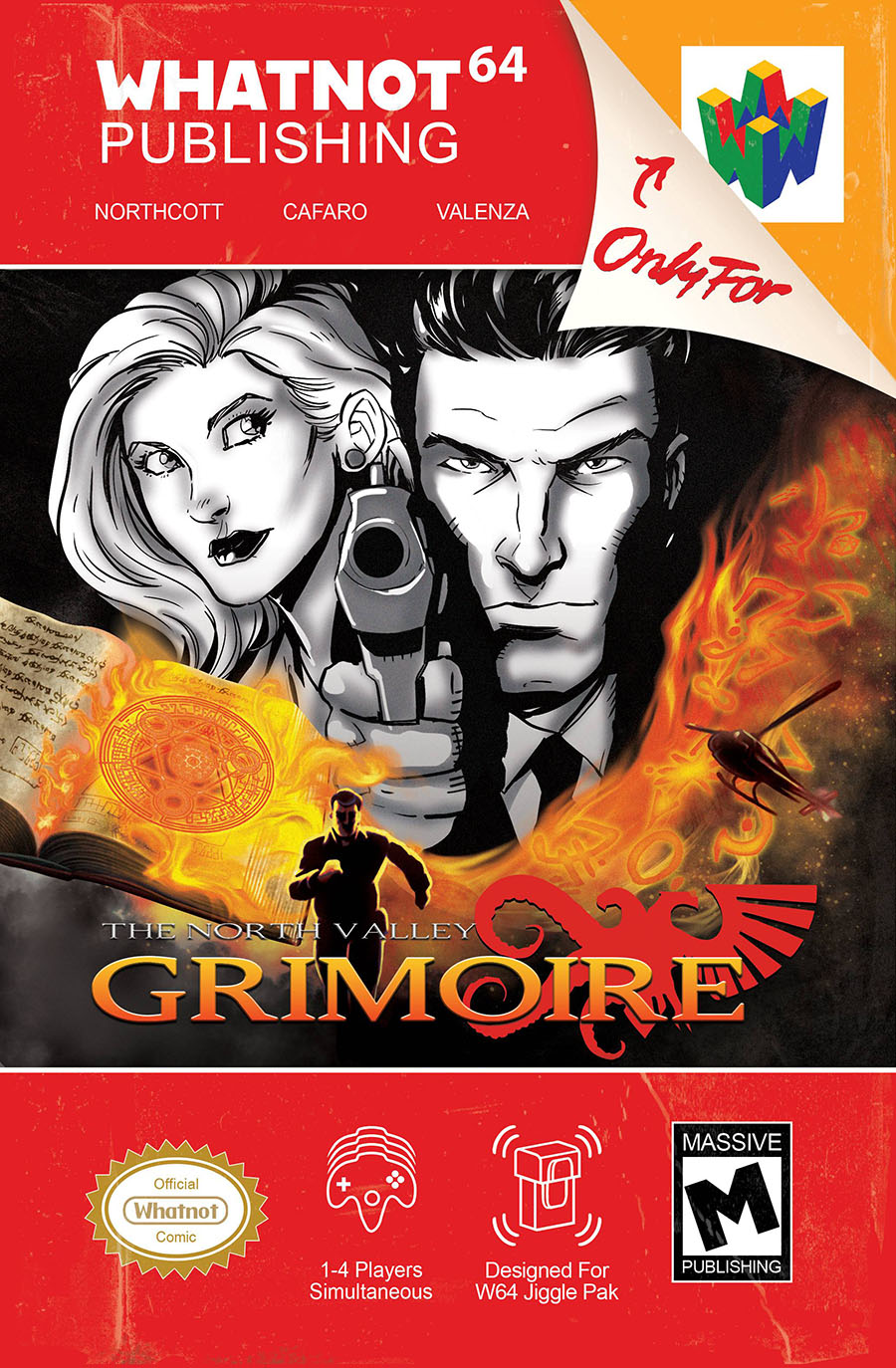 North Valley Grimoire #1 Cover E Variant Michael Calero & Trevor Richardson Goldeneye 007 Homage Cover