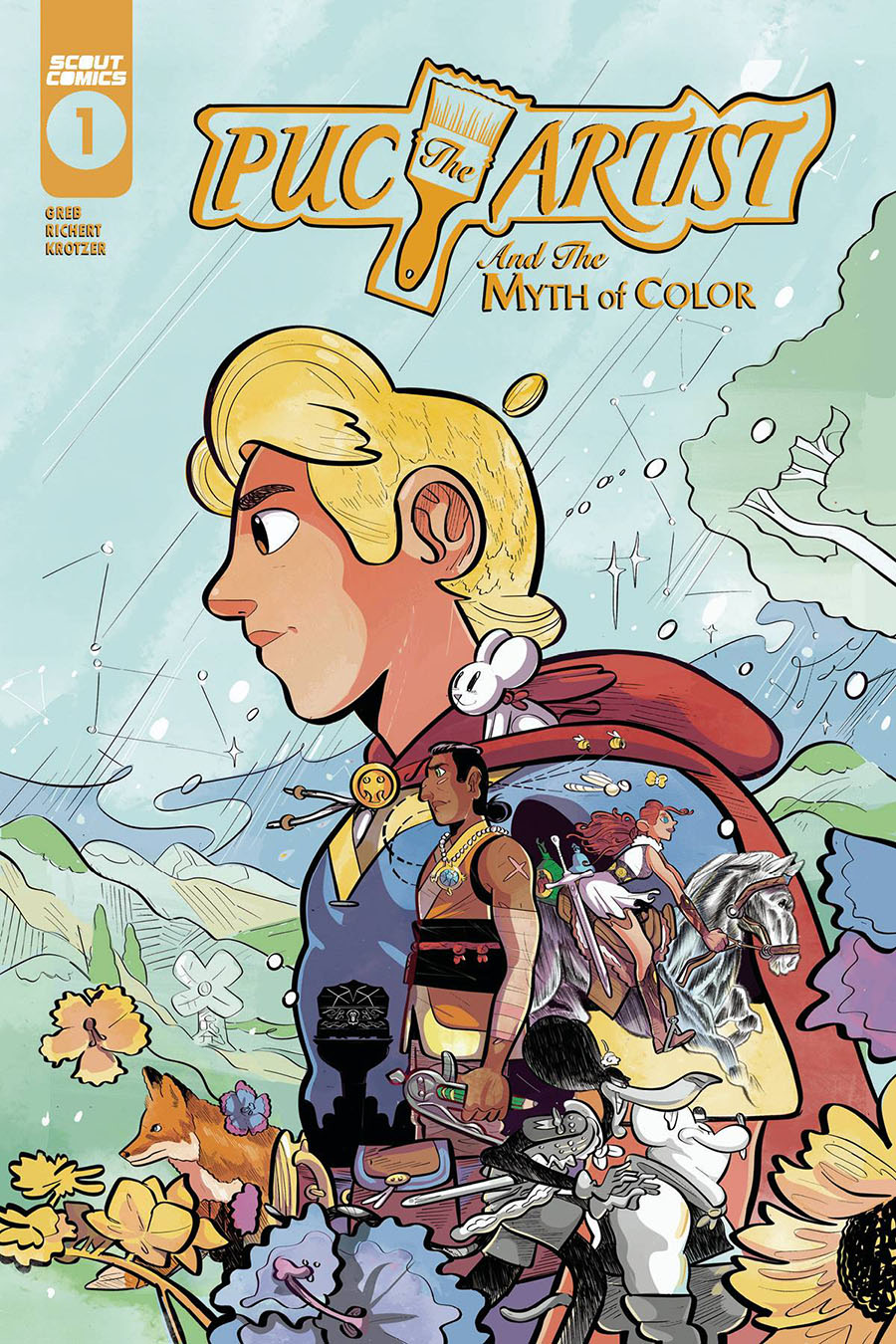 Puc Artist And The Myth Of Color #1 Cover A Regular Garrett Richert Cover