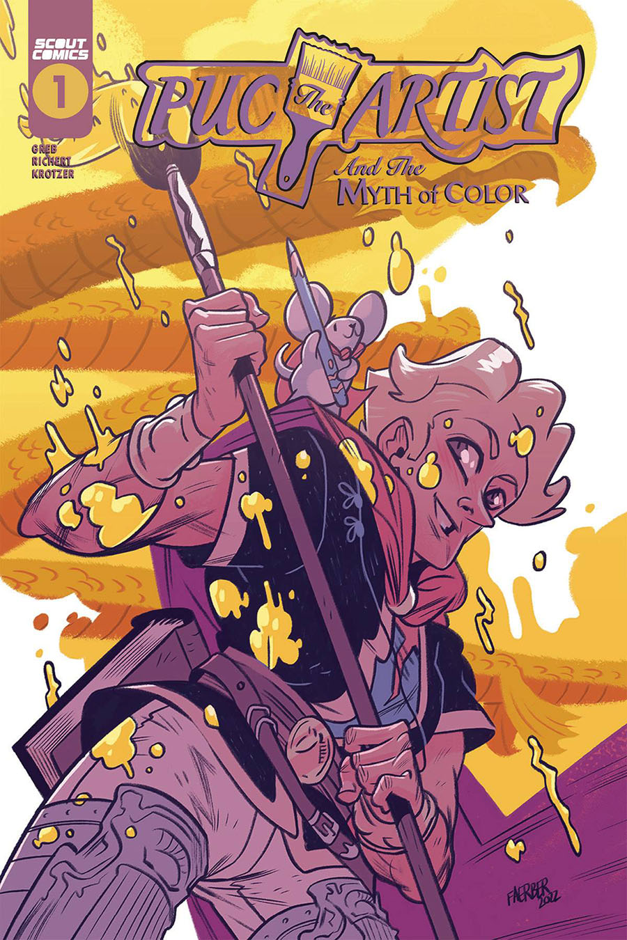 Puc Artist And The Myth Of Color #1 Cover B Variant Garrett Richert Cover