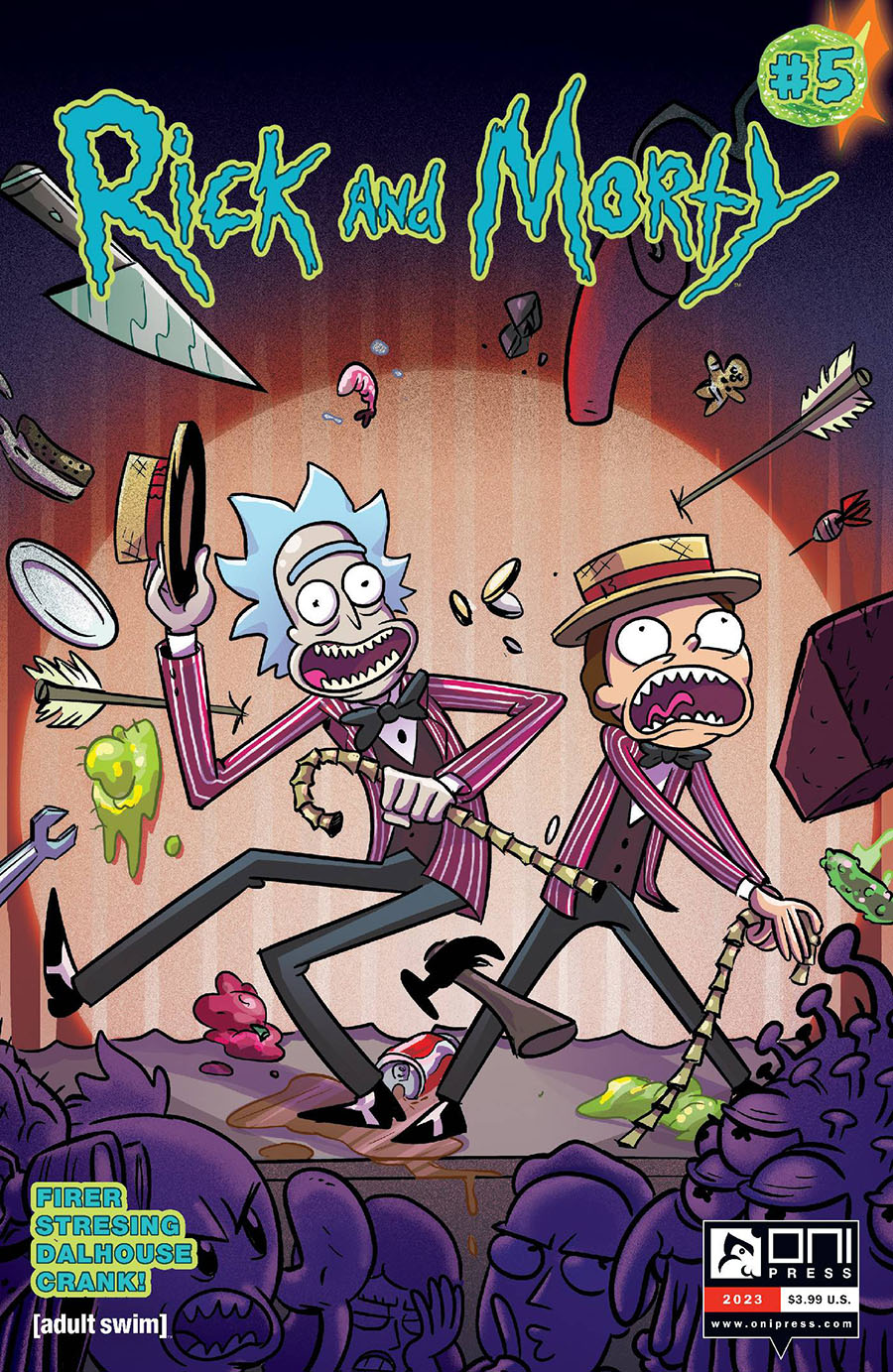 Rick And Morty Vol 2 #5 Cover B Variant Fred C Stresing Cover