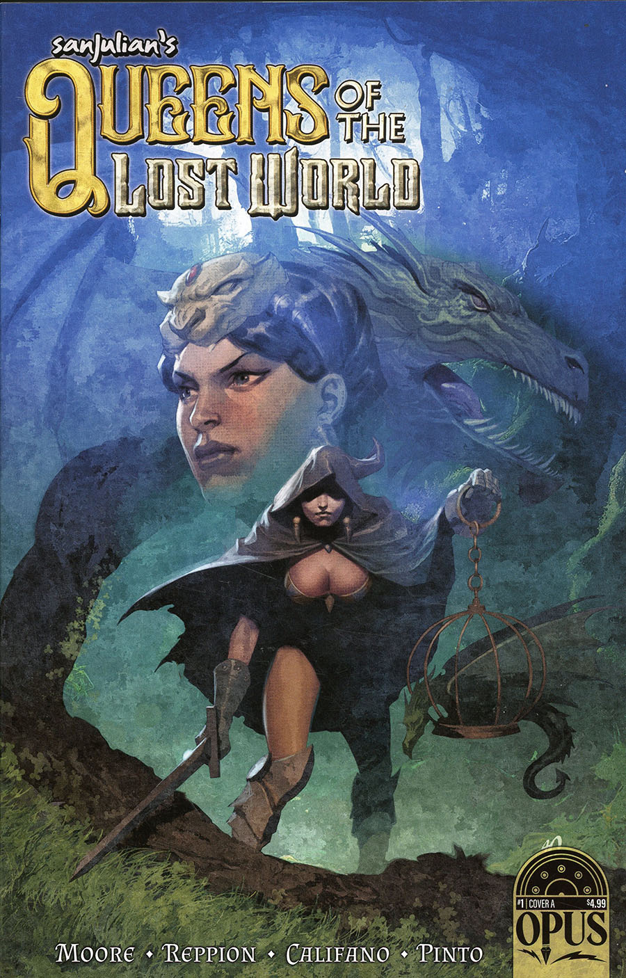 Sanjulians Queen Of The Lost World #1 Cover A Regular Ariel Olivetti Cover