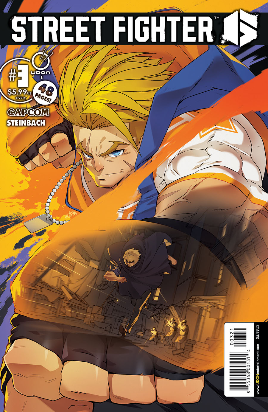 Street Fighter 6 #3 Cover B Variant Hanzo Steinbach Cover