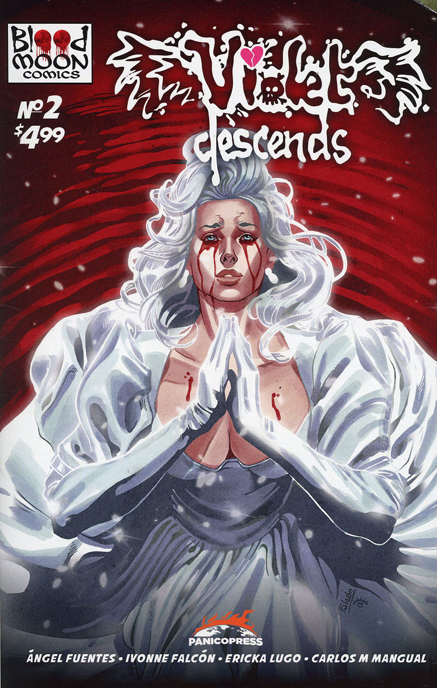 Violet Descends #2 Cover A Regular Ivonne Falcon & Ericka Lugo Cover