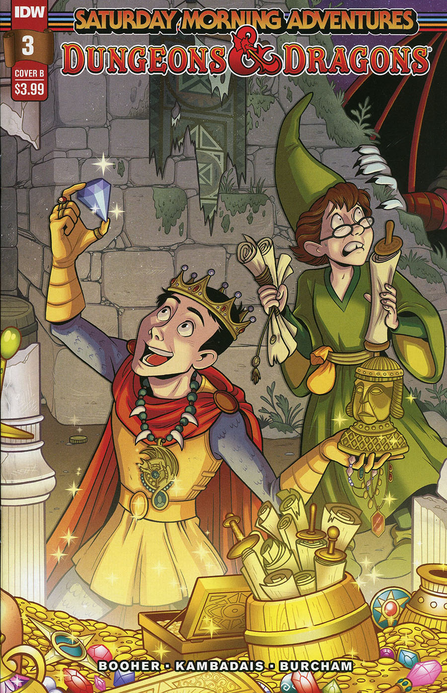 Dungeons & Dragons Saturday Morning Adventures #3 Cover B Variant Brenda Hickey Cover