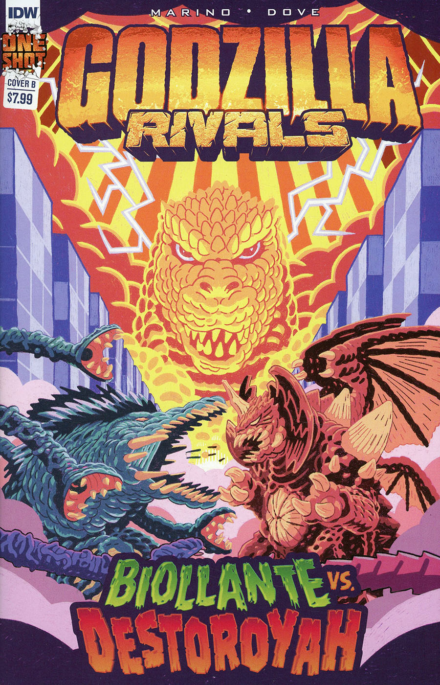 Godzilla Rivals Biollante vs Destoroyah #1 (One Shot) Cover B Variant Andrew MacLean Cover