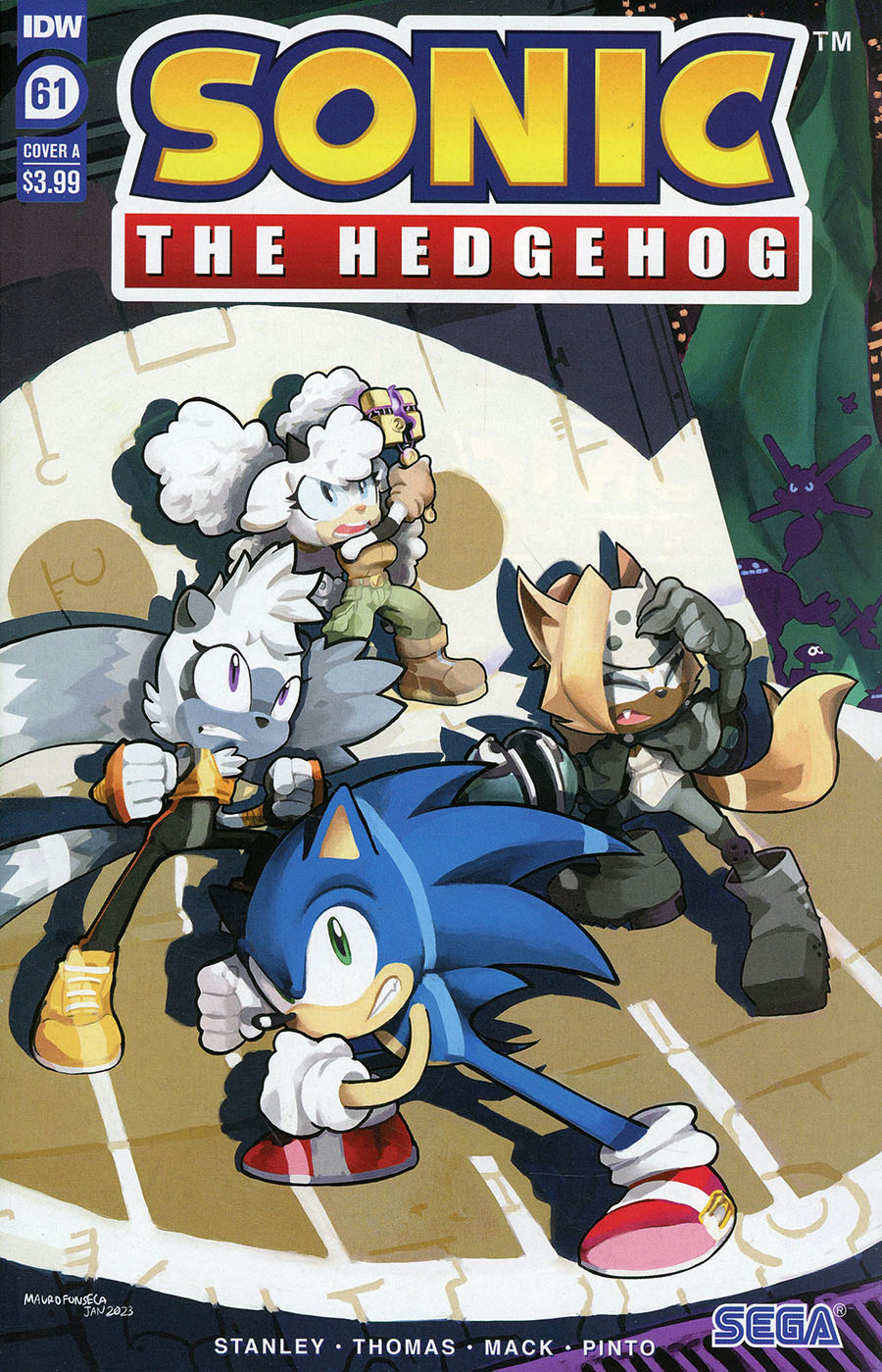 Sonic The Hedgehog Vol 3 #61 Cover A Regular Mauro Fonseca Cover