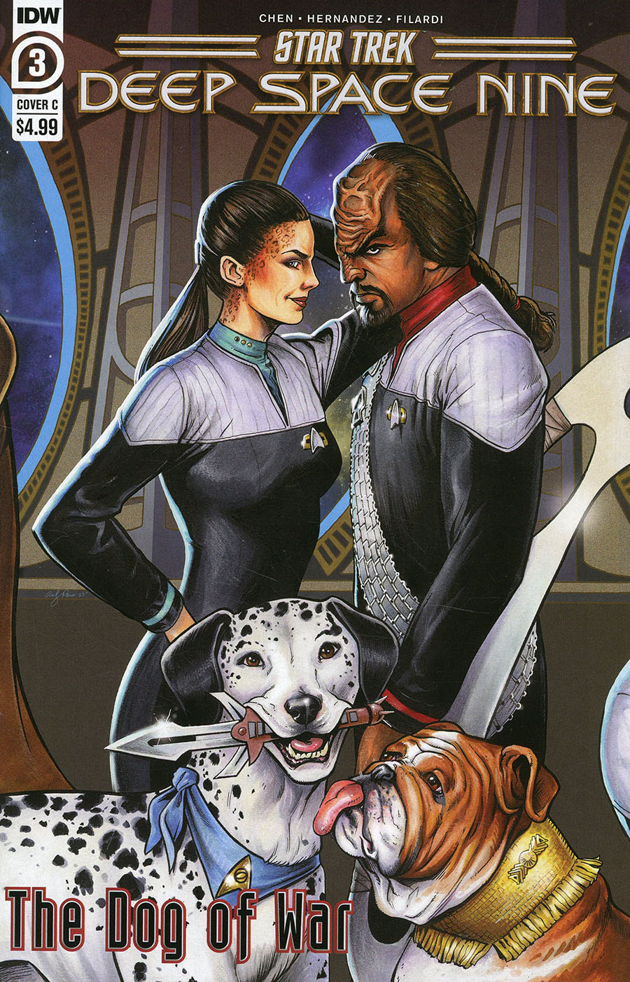 Star Trek Deep Space Nine Dog Of War #3 Cover C Variant Andy Price Cover