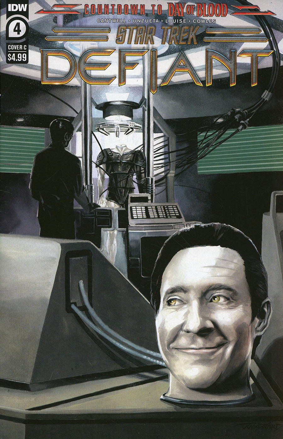 Star Trek Defiant #4 Cover C Variant JK Woodward Cover