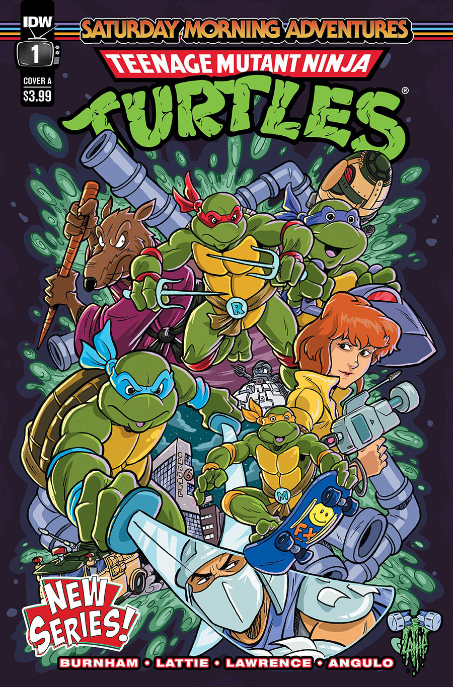 Teenage Mutant Ninja Turtles Saturday Morning Adventures Continued #1 Cover A Regular Tim Lattie Cover