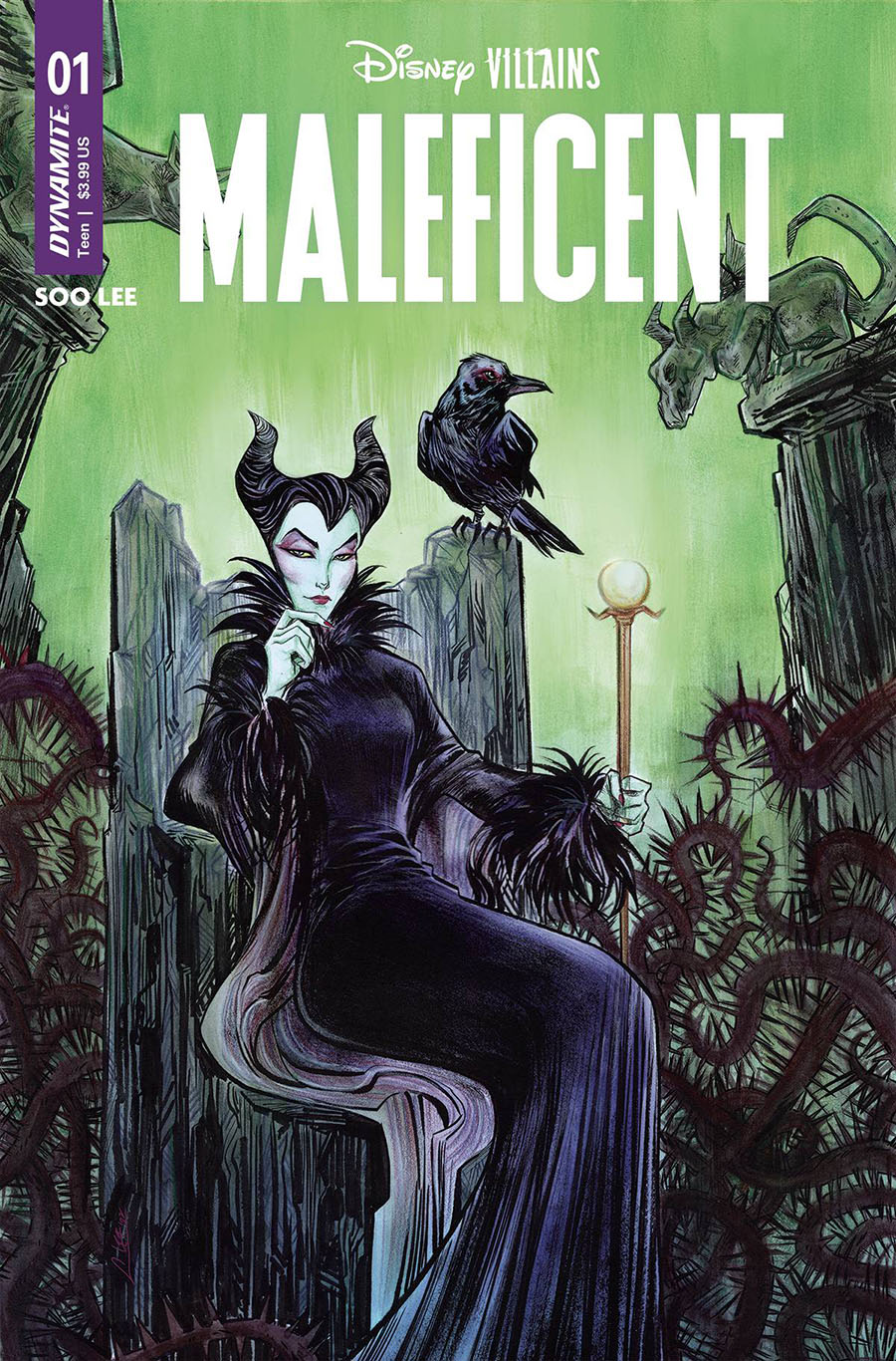 Disney Villains Maleficent #1 Cover B Variant Soo Lee Cover