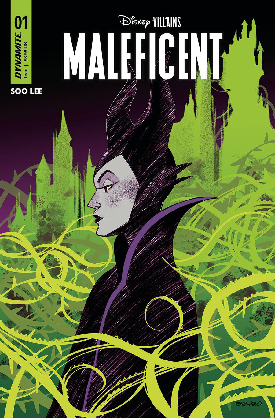 Disney Villains Maleficent #1 Cover E Variant Erica Durso Cover