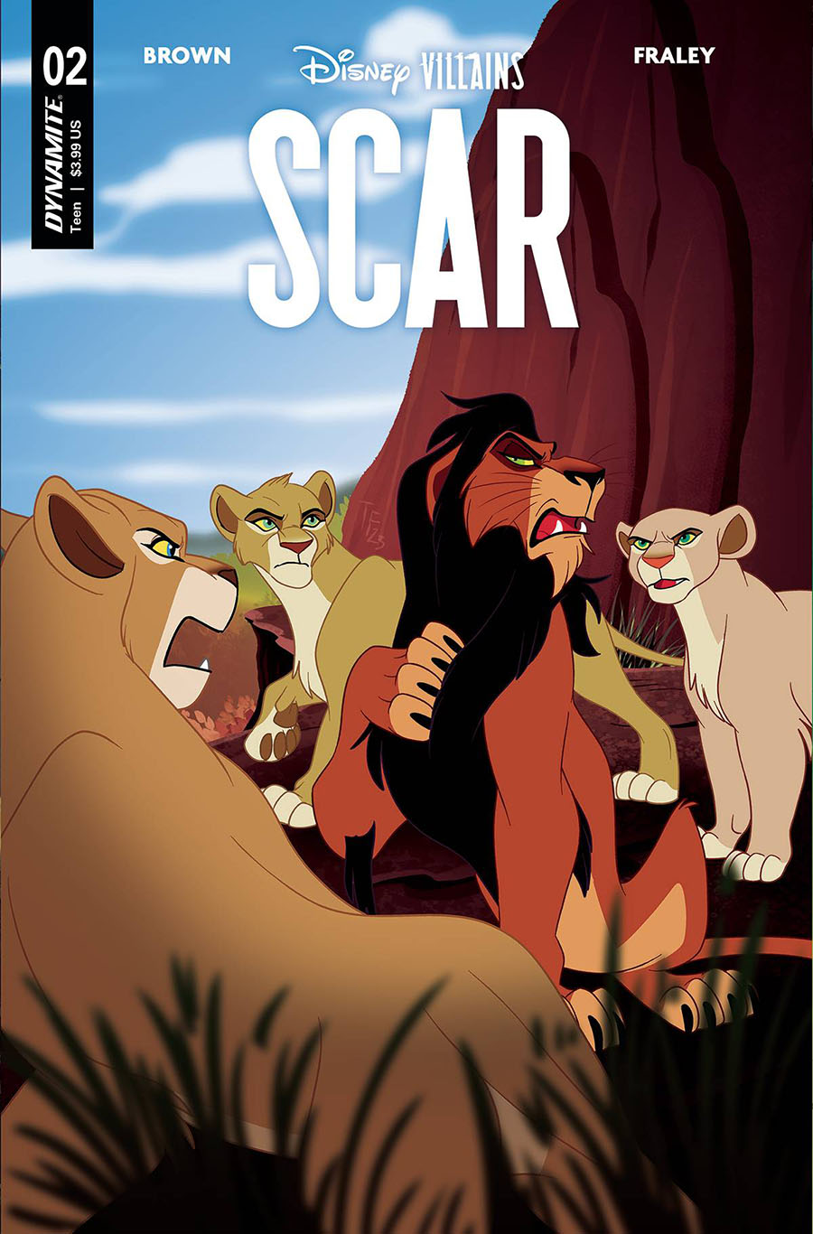 Disney Villains Scar #2 Cover B Variant Trish Forstner Cover