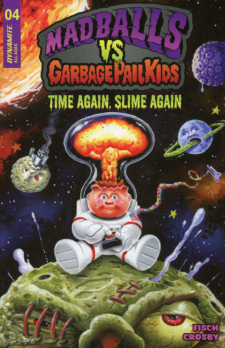 Madballs vs Garbage Pail Kids Time Again Slime Again #4 Cover A Regular Joe Simko Cover