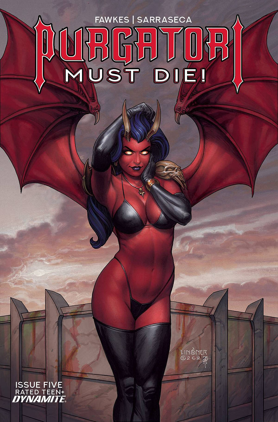 Purgatori Must Die #5 Cover B Variant Joseph Michael Linsner Cover