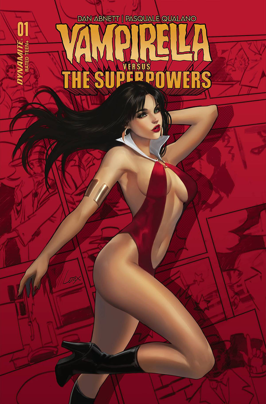 Vampirella vs The Superpowers #1 Cover B Variant Lesley Leirix Li Cover