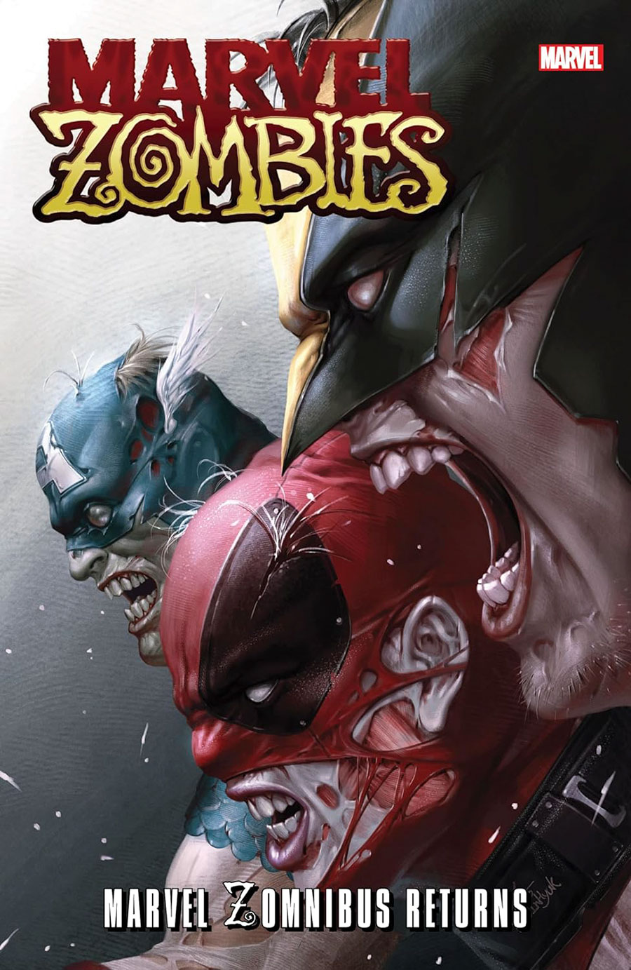 Marvel Zomnibus Returns HC Book Market Inhyuk Lee Cover