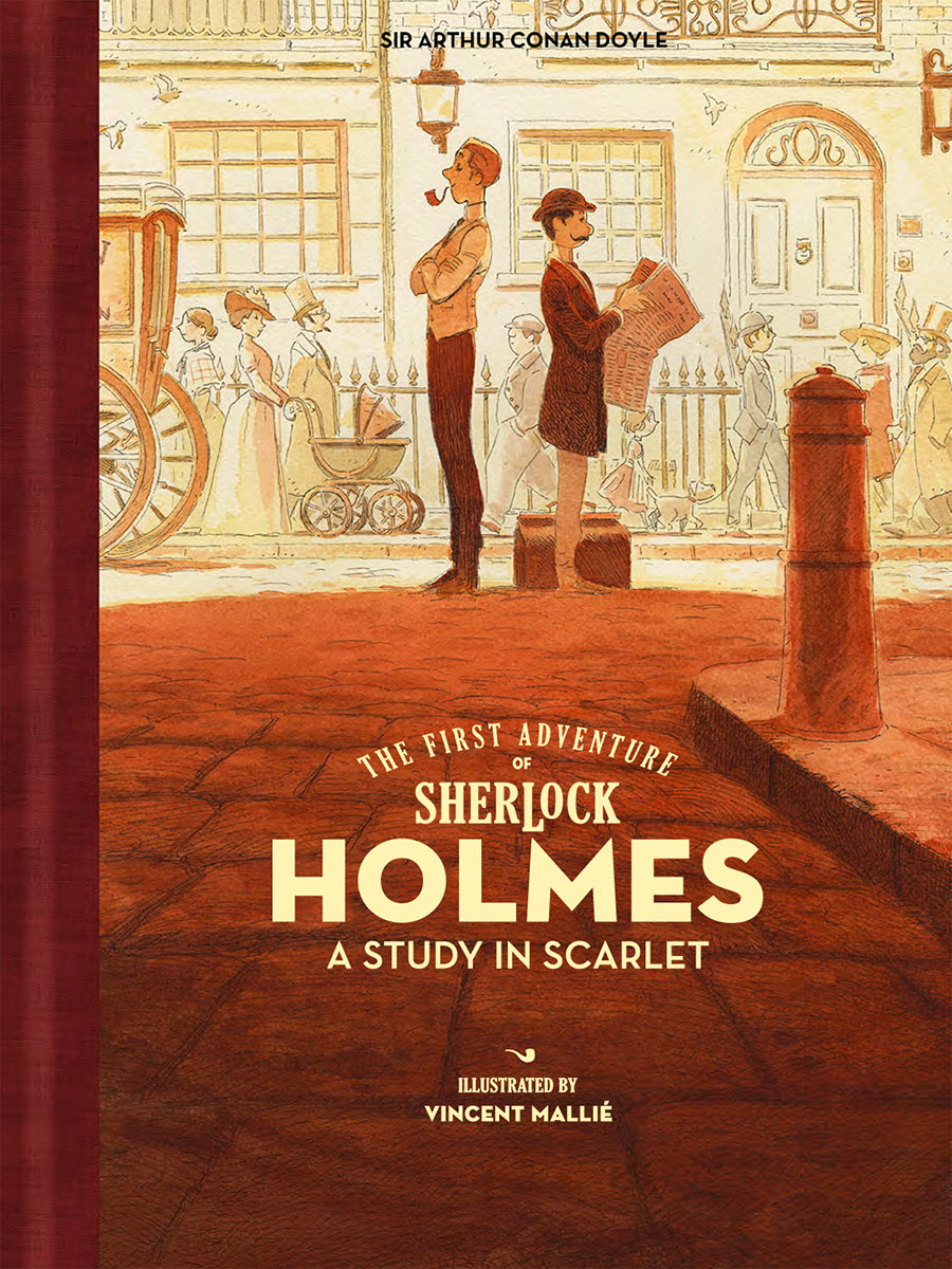 First Adventure Of Sherlock Holmes A Study In Scarlet HC